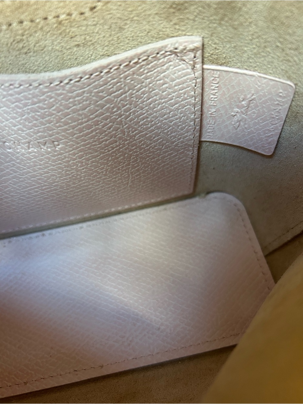 Longchamp Small Top-Handle Tote in Light Pink - Picture 3 of 5